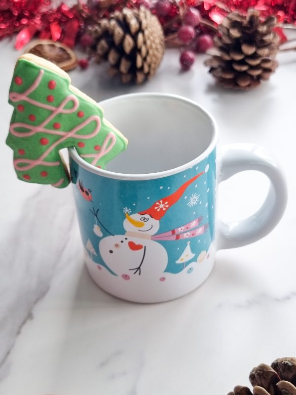 Christmas Tree Mug Hugger Biscuits