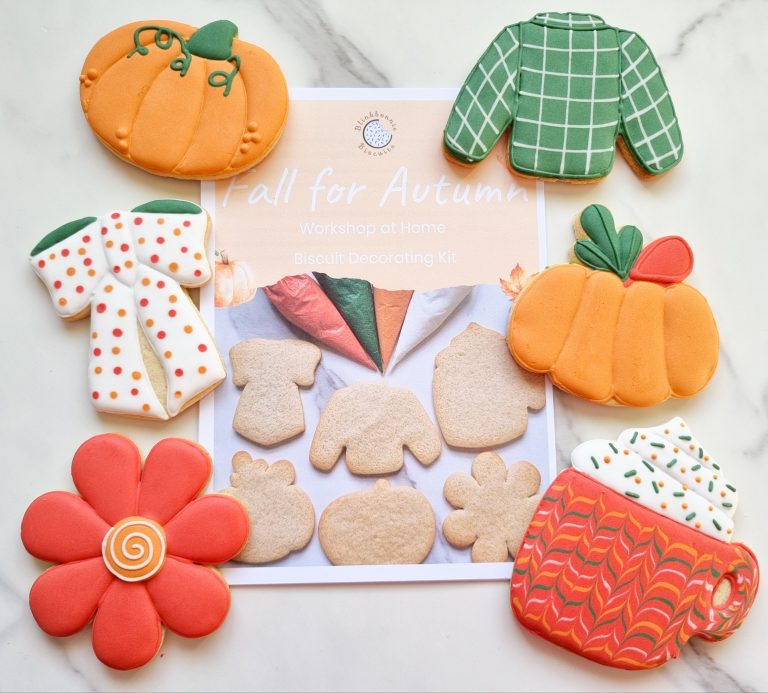Biscuit Decorating Kit, Cookie Decorating Kit, DIY Cookies, DIY biscuits Autumn Cookies, Fall Cookies