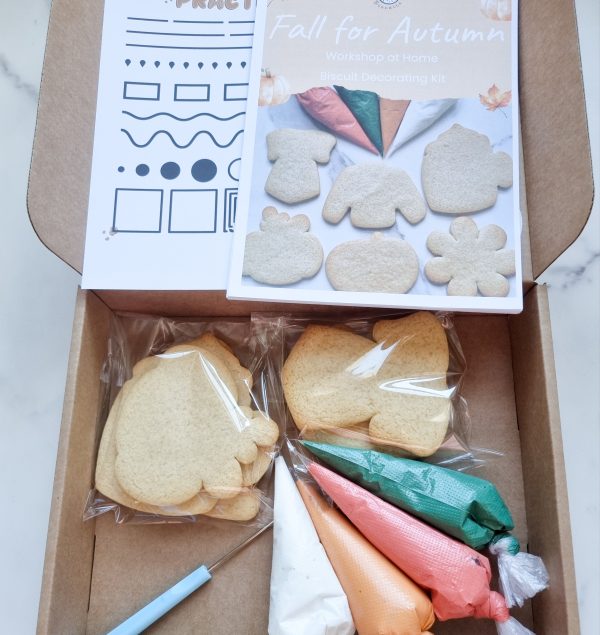 Biscuit Decorating Kit, Cookie Decorating Kit, DIY Cookies, DIY biscuits Autumn Cookies, Fall Cookies