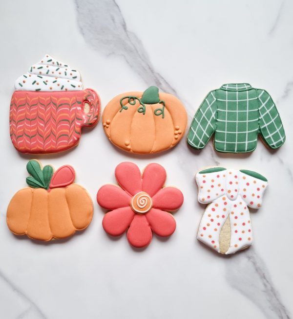 Biscuit Decorating Kit, Cookie Decorating Kit, DIY Cookies, DIY biscuits Autumn Cookies, Fall Cookies